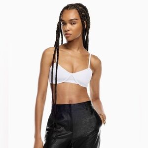 Aritzia scult knit bra top